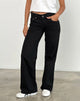 Afbeelding van Low Rise Parallel Jeans in Rinse Zwart