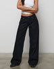 Afbeelding van Low Rise Roomy Jeans in Rinse Zwart