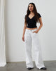 Afbeelding van Low Rise Roomy Jeans in Echt Wit