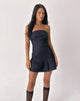 Afbeelding van Luminis Mini jurk in donker denim indigo