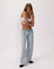 Afbeelding van Low Rise Parallel Jeans in 80s Light Blue Wash