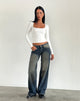 Afbeelding van Low Rise Parallel Jeans in Amber Wash