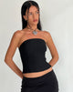 Afbeelding van Maribaya Longline Corset Top in Zwart