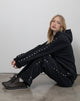 Afbeelding van Max Hoodie in Zwart met Studs