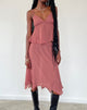 Afbeelding van Albertha Midi rok in Dessert Sand