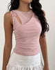Afbeelding van Moni Vest Top in Baby Pink Mesh