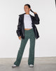 Afbeelding van MOTEL X OLIVIA NEILL Bootleg Jeans in Koordgroen