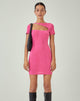 beeld van MOTEL X JACQUIE Goji Bodycon Dress in Magenta