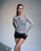 Afbeelding van Suzette Lange Mouw Top in Zilver Ketting