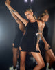 Afbeelding van MOTEL X OLIVIA NEILL Tadria Bodycon Dress in Crepe Zwart