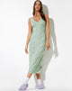 Afbeelding van Lisheva Midi Dress in Lime Floral