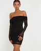 Afbeelding van Nasami Mini Dress in Zwart