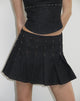 Afbeelding van Gatlin Rok in Chambray Studs Zwart