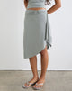 Afbeelding van Esmeray Midi Ring Rok in Londen Mist