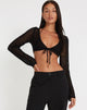 afbeelding van Nocta Crop Top in zwart