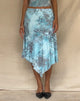 Afbeelding van Cinta Low Rise Midi Rok in Paisley Abstract Rustiek