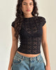 Afbeelding van Nova Top in Regal Lace Zwart