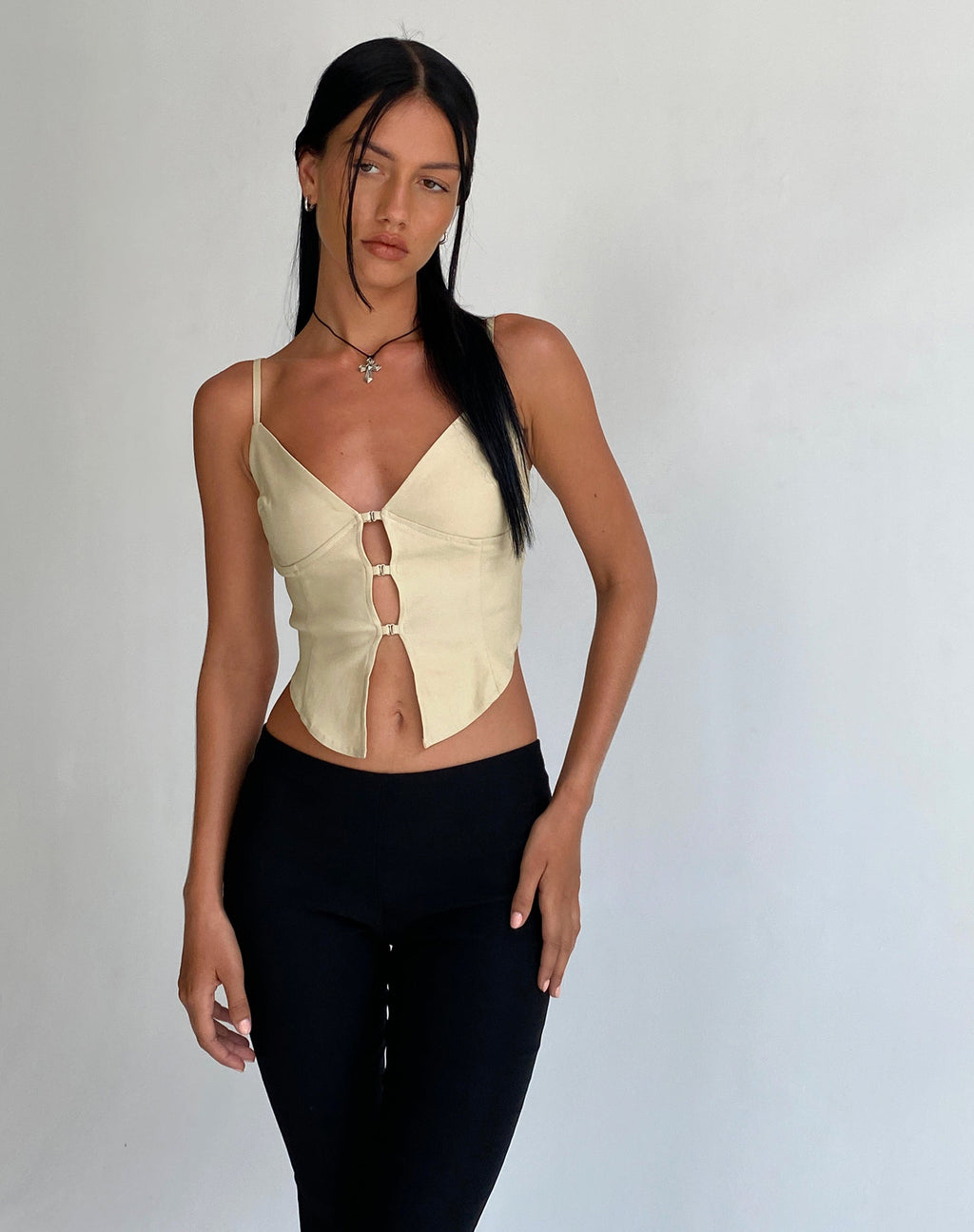 Oleta Cami Top in Crème