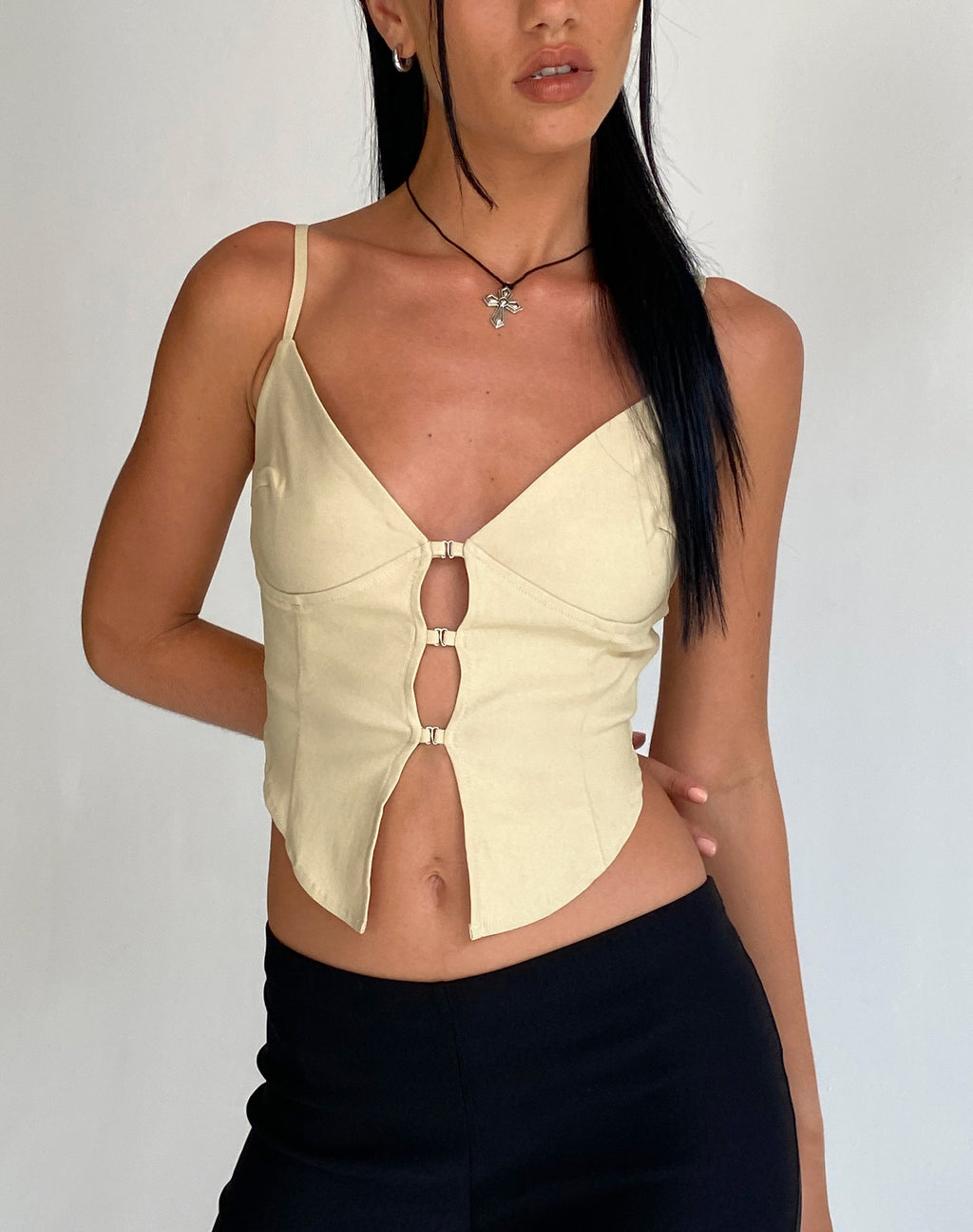 Oleta Cami Top in Crème