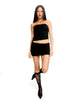 Afbeelding van Minase Asymmetrische Bandeau Top in Zwart