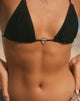 Afbeelding van Pami Bikini Top in Zwart met Hartkraal