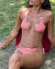 Afbeelding van Pami Bikini Top in Rood Gingham met Strikjes