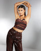 Afbeelding van MOTEL X IRIS Salet Crop Top in Bleach Drip