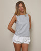 Afbeelding van Pasila Top in Mini Gingham Blauw en Grijs