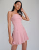 Afbeelding van Payoda Bandeau Mini Jurk in Roze