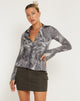 Afbeelding van Phole Button Up Shirt in Dystopian vouwgrijs