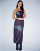 Afbeelding van Lassie Midi rok in Navy Placement Bloem