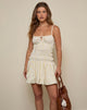 Afbeelding van Rasmil Mini Dress in Candy Stripe Geel