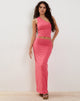 Afbeelding van Tsuna Maxi Rok in Hot Pink