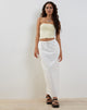 Afbeelding van Joelene Midi rok in wit