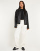 beeld van MOTEL X BARBARA Low Rise Parallel Jeans in echt wit