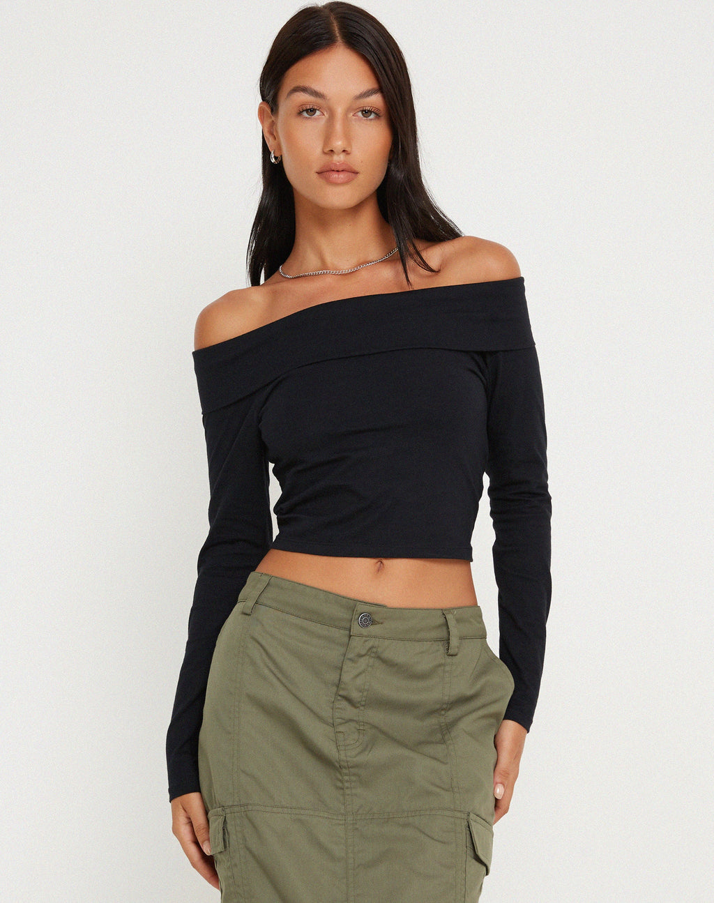 Sarina Top in Zwart