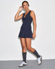 Afbeelding van Ristia Mini Dress in Navy Tailoring
