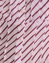 Chiffon Streep Roze en Bourgondië