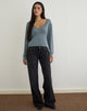 Afbeelding van Romari Top in Ash Blue