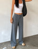 Afbeelding van Abba Lage Broek in Pinstripe Grijs