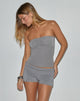 Afbeelding van Ruki Bandeau Top in Rayon Jersey Grijs