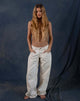 Afbeelding van Roomy Extra Wide Low Rise Jeans in Off White