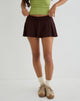 Afbeelding van Saeko Micro Skort in Bittere Chocolade
