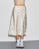 Afbeelding van Piya Midi rok in satijn Vintage rozenkrans