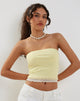 Afbeelding van Seka Bandeau Mesh Top in Citroen