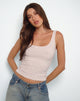 Afbeelding van Sepai Vest Top in Verspreid Pailletten Roze