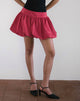Afbeelding van Kiyowo Puffball Mini Rok in Adrenaline Rood