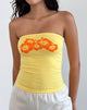 Afbeelding van Shaelo Bandeau Top in Limonade Sinaasappel Hisbiscus