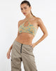 beeld van MOTEL X JACQUIE Sheira Crop Top in Mix Space Dye Multi Colour