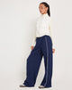 Afbeelding van Shobi Wijde Been Jogger in Navy